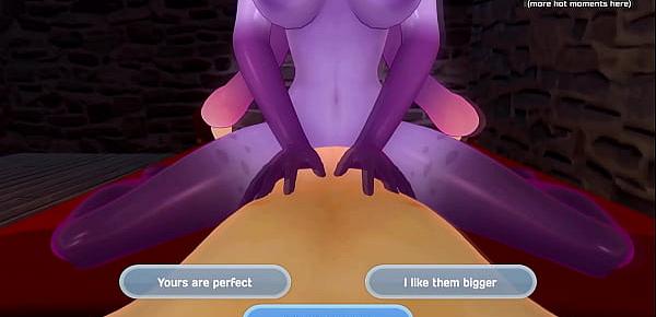  [1080p60fps]Monster Girl Island | Hot sex with a horny dominant hentai teen with big boobs, a hot ass and tentacles | My sexiest gameplay moments | Part 2